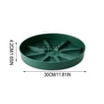 thumbnail image 3 of Rewenti Home Garden Flower Pot Saucer Thickened Round Plastic Water Tray Control Breathable Base for Succulents Potted Plants, 3 of 6