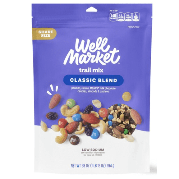 Well Market Classic Blend Trail Mix, Value Size, 28 oz