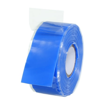 Uxcell Grip Tape, Self-Fusing Silicone Tape 17ft, Sealing Repair Wrap Tape, Blue 1 Pcs