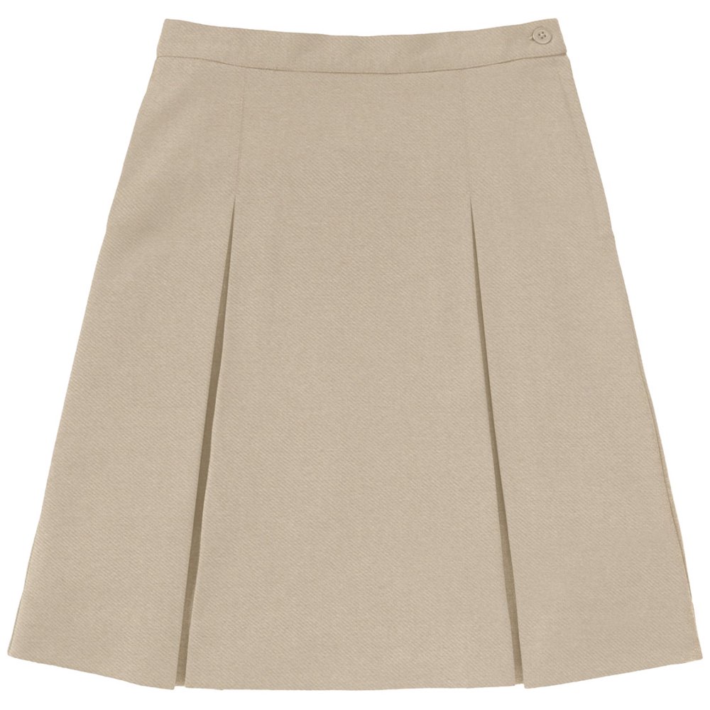 Classroom School Uniform Juniors Ponte Knit Kick Pleat Skirt 55404Z, 19