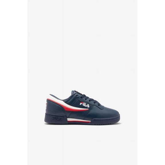 FILA Unisex Kids' Original Fitness Sneaker Navy/White/Red - 3VF80105-460
