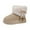 Beige, variant on Gyexs Winter Snow Boots for Men, Winter Shoes for Men Size 12, Cushioned, Buckle, Chukka, Snip Toe, Men's Fashion, Beige, Size 8.5