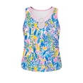thumbnail image 6 of Odbmxy Tank Tops Women Plus Size V-Neck Summer Beach Vacation Shiny Tops Women Sleeveless Leisure Loose Graphic, 6 of 6