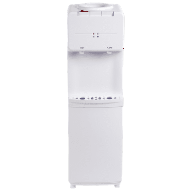 Great Value Top Loading Hot/Cold Temperature Water Dispenser, White Water Cooler