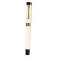 thumbnail image 1 of Elegant Acrylic Fountain Pen 0.5mm Businessmen Pens Electroplating Process Office Writing - Pearl White, 1 of 8