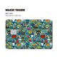 thumbnail image 3 of 1 pieza Watemelon Gold Coin Hunter Anime Cartoon Smile Matte Front Cover Sticker Film Skin para tarjeta de crédito débito Metro, 3 of 5