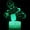 Color1, variant on Mario 3D Illusion Platform Night Lights Touch Switch 16 Color Change USB Power LED Desk Lamp for Home Decorations or Holiday Gifts