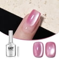 thumbnail image 1 of Esmalte de uñas GAOY Pink Cat Eye Gel, 16 ml, holográfico con imán, 1 of 5