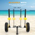 thumbnail image 3 of Carrito para kayak Bonnlo con ruedas de 25 cm, ancho ajustable de 18 a 43 cm, 3 of 9