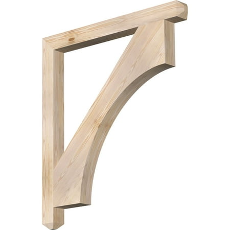 

Ekena Millwork 3 1/2 W x 40 D x 44 H Westlake Craftsman Smooth Bracket Douglas Fir