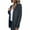 Gray, variant on Womens Fuzzy Fleece Open Front Hooded Long Cardigan Jackets Sherpa Outerwear Coats Gray M