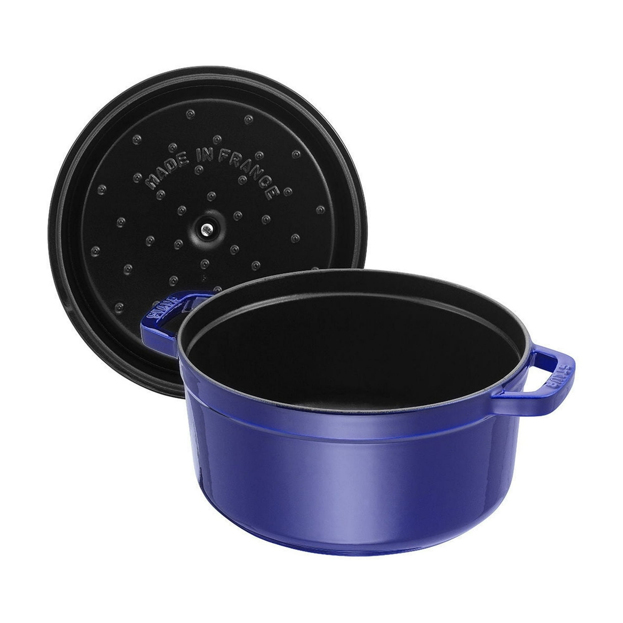 STAUB La Cocotte 3.7 L Cast Iron Round Cocotte, Dark-Blue - Walmart.ca