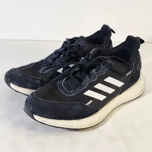 Adi - das Rapidalux S&L Boost Running Shoes Mens Size 7 Black Athletic Sneakers