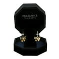 thumbnail image 3 of Brilliance Fine Jewelry Adult Female 10KT Yellow Gold Butterfly Fish Hook Earrings, 3 of 4