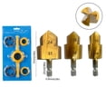 thumbnail image 4 of Ppr Riser, Step Drill Bit, Pvc Thread Making Size Plastic Pipe Thread Hand Tools Gold, 4 of 9