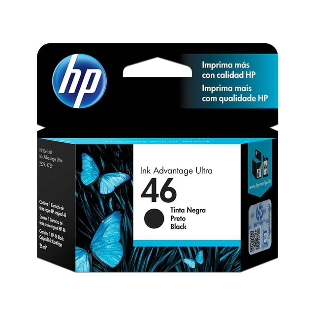 Cartucho de tinta HP 46 negra Original CZ637AL