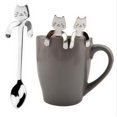 thumbnail image 4 of Yidarton Cartoon Cat Stainless Steel Spoon Cute Coffee Mixing Hang Spoon Mug Spoon Rose Gold, 4 of 8
