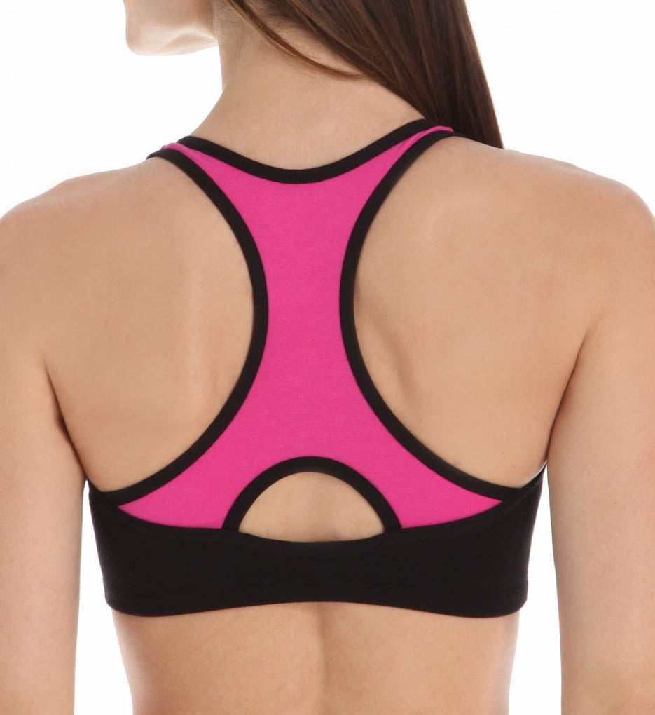 Women's Front Close Racerback Sport Bra, Style FT390, 2-Pack