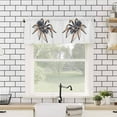 thumbnail image 4 of nqOlkjepod Modern Animals Print Farmhouse Short Window Curtain Valances, Watercolor Chic Spiders Rod Pocket Kitchen Valances for Living Room Bedroom Bathroom Cafe, 1 Panel - 42" x 18", 4 of 8