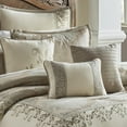 thumbnail image 2 of Riverbrook Home 9 pc Comforter Set, Queen, Ivory/Antique Gold, Hillcrest, Embroidered, Polyfill Filling, Adult, 2 of 7