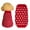 Red, variant on NCY Dog Knitted Sweater Heart Puppy Sweater Warm Soft Pet Holiday Clothes for Small Cats and Dogs (Pink, S)