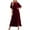 Wine-994, variant on Up to 30% OFF,Women Solid Color Velvet Dress Short Sleeve Round Neck Dress,Velvet Dress, Short Sleeve Dress, Round Neck Dress Effortlessly Chic|100%Polyester,Green,Sopatenor