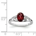 thumbnail image 2 of 925 Sterling Silver Garnet Ring Gemstone, 2 of 6