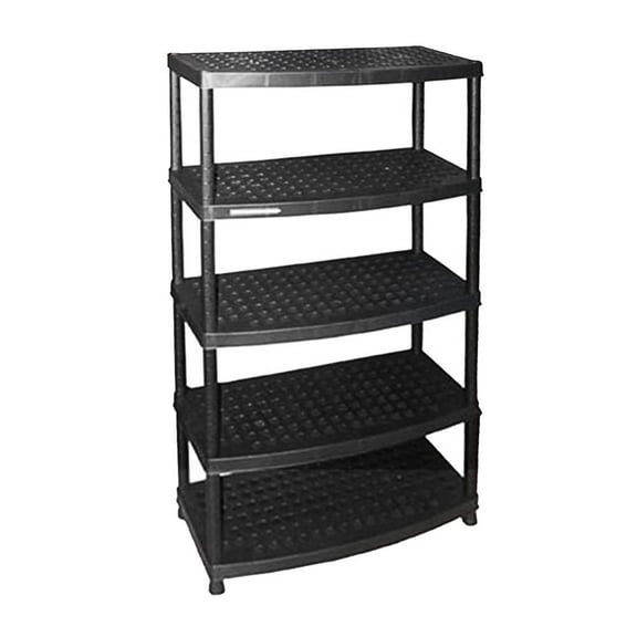 Estante Praktico de 5 Niveles Negro