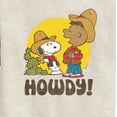 thumbnail image 3 of Peanuts - Franklin And Snoopy Howdy - Toddler & Youth Crewneck Fleece Sweatshirt, 3 of 6