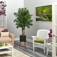 thumbnail image 4 of Nearly Natural 70" Areca Palm Artificial Tree in Black Planter with Stand, 4 of 4