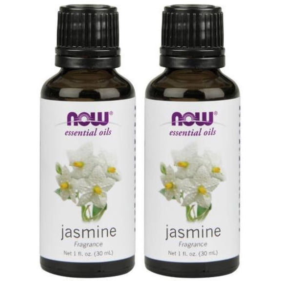 Now Foods - 1 fl oz Jasmine Fragrance Oil (Pack of 2)