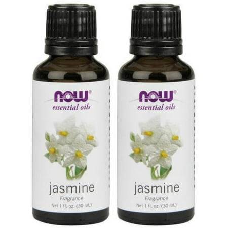 Cell Oil Fragrance - Now Foods - 1 fl oz Jasmine Fragrance Oil (Pack of 2)