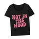 thumbnail image 5 of Camiseta para mujer, camiseta suave de verano con cuello redondo para viajes, vacaciones, playa, Camping, mujer SG, 5 of 7