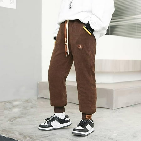 

Baby Winter Clothes Coffee Warm New Style Thickened Cotton Pants With Added Fleece Newborn Pants Children s Place Boys Uniform Pants 150 Retirement Gifts For Women