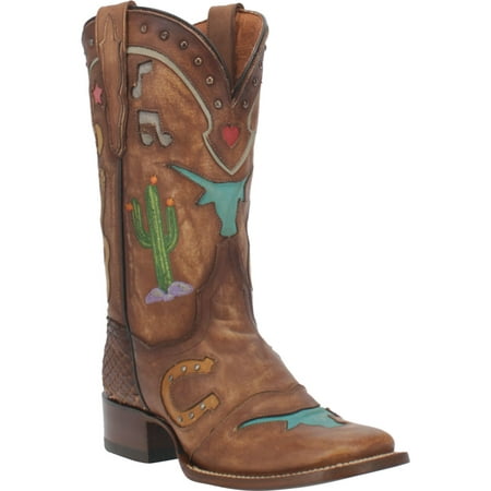 

Women s Dan Post Western Dream Leather Boots Handcrafted Tan
