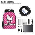thumbnail image 6 of Hello Kitty Backpack, Travel Laptop Backpack, Water Resistant College School Computer Bag, Durable Daypack, Fit 16 Inch Notebook, 6 of 8