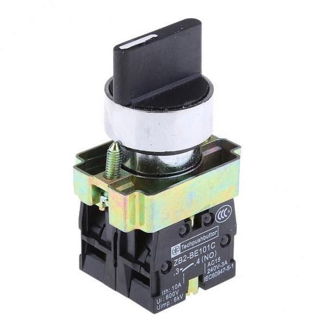 3x ZB2-BE101C Interruptor Selector de 22 Mm Utilizado para Electricidad Automática 3 piezas