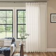 thumbnail image 1 of ASWZXCFGV Sage Green Linen Sheer Curtains 96 Inches Long Memory Shape Trained Pleated Curtain for Living Room with Hooks Rings Back Tab Pinch Pleat Drapes 96 Inch Length for Boho Bedroom, 1 of 9