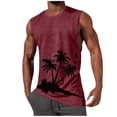 thumbnail image 1 of Hombres Casual Moda Impresión Suéter Cuello Redondo Deportes Tanque sin Mangas para Al Aire Libre Casual Diario, 1 of 5