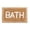 M, variant on SLYNSHome Bathroom Rug,Faux Wool Absorbent Non Slip Indoor Doormat with Colorful Lettering and Splash Motif, Soft Kitchen Floor Mat for Entrance Shower Tub Home Decor