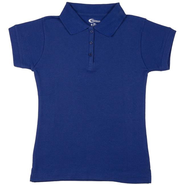 ladies royal blue polo shirt