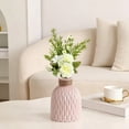thumbnail image 3 of 1 Bouquets Finished Carnation Artificial Flowers,High-End Fake Flower Bouquets,Handheld Bouquet for Photography Prop,Living Room Decoration and Holiday Ornament,6.29x11.4 in(White), 3 of 7