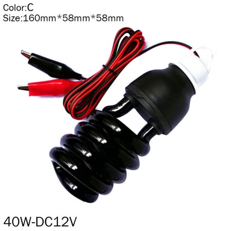 

40W Spiral Energy Saving CFL Light Bulb Medium Base Blacklight Lamp Bulb Multifunction Light 160mm*58mm*58mm