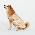 thumbnail image 4 of LNWH Graffiti Style Library Stacks Pattern Dog Clothes, Breathable Warm Cotton Pet Clothes 3X-Large, 4 of 8