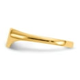 thumbnail image 3 of 14K Yellow Gold Ring Band Signet 5.5x7.5mm Closed Back Heart, Size 8, 3 of 5