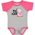 thumbnail image 3 of Inktastic New to the Flock Cute Baby Flamingo Boys or Girls Baby Bodysuit, 3 of 5