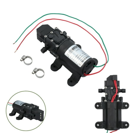 Pump Pressure Tanks - ESYNIC Micro Diaphragm High Pressure Water Pump Automatic Switch 130PSI DC 12V 6L/m 70W