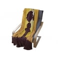 thumbnail image 4 of Kissing Soft Flannel Fleece Throw Blanket, Children Silhouettes in Sun Cartoonish Bicolour Image, Cozy Plush for Indoor and Outdoor Use, 50" x 70", Dark Maroon Pale Orange, by Ambesonne, 4 of 6