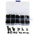 thumbnail image 2 of 270 Pcs M2 M2.5 M3 M4 M5 Écrou de Vis en Nylon Kit Assortiment de Matériel Attaches Tête de Poêle Vis Écrous Rondelles Plates, 2 of 8