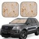 thumbnail image 1 of Balery Tortilla Parasol para parabrisas de coche de 2 piezas | Parasol plegable para parabrisas delantero de coche para la mayoría de sedanes-Small, 1 of 5